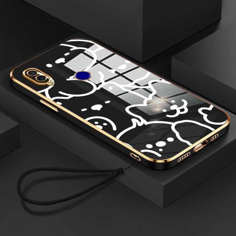 Casing Hp Untuk Xiaomi Redmi 7 7A Y3 6 6A 5A 4A 5 Plus Case Casing pola Tali kucing anjing Kesing HP