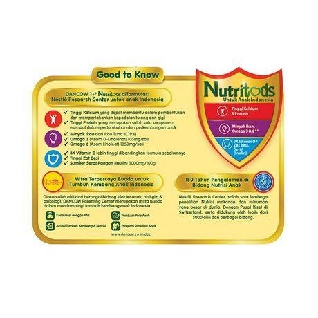 

(Expert) Susu Formula Anak Nestle Dancow Nutritods 1 1+ 1-3 tahun Cokelat 800 g