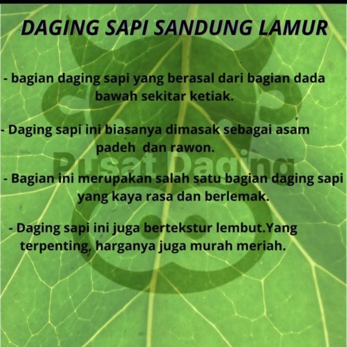 

(Expert) Daging sapi Rawis 500gram cocok untuk rawon. soto. sop