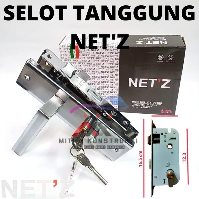 Expert Set Kunci Pintu / Handle Pintu Net'z / Gagang Pintu Netz Tanggung
