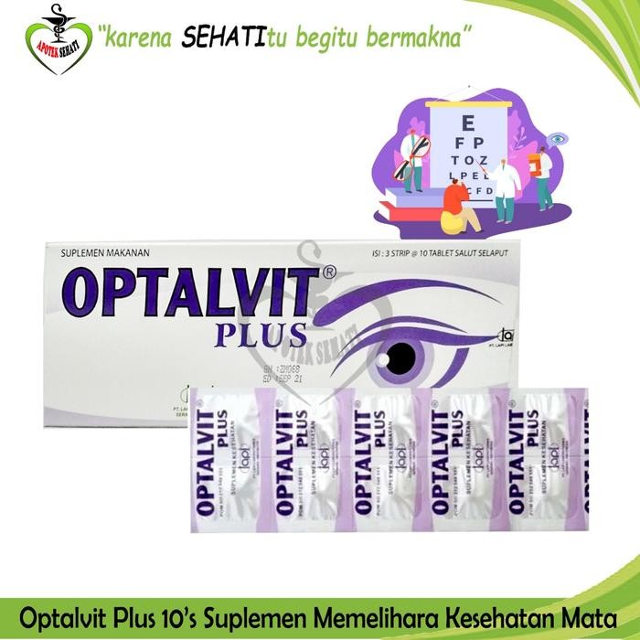 Optalvit Strip Tablet Suplemen Kesehatan Mata Apotek