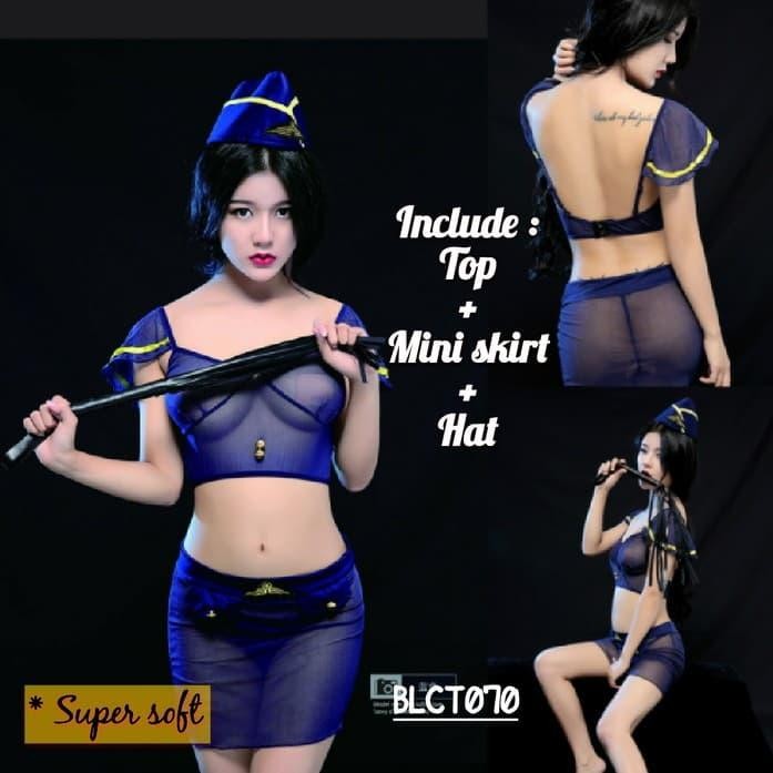 Lingerie Sexy Costume Police Baju Kostum Polisi Pramugari Wanita Seksi