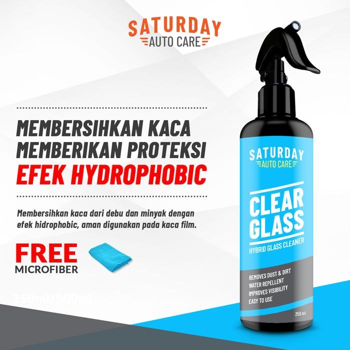 Pembersih Kaca Mobil Efek Daun Talas Water Repellent