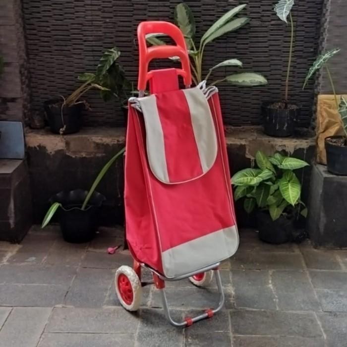 Troli Belanja Roda Tas Belanja Keranjang Tas Troli Belanja Dengan Roda Gratisongkir