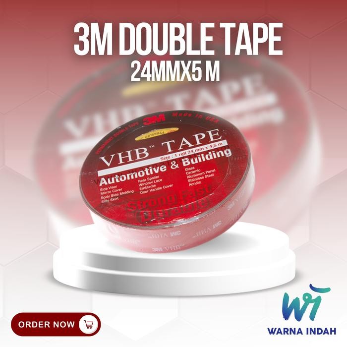 

Stok Baru 3m VHB Double Tape 24mm x 4.5m