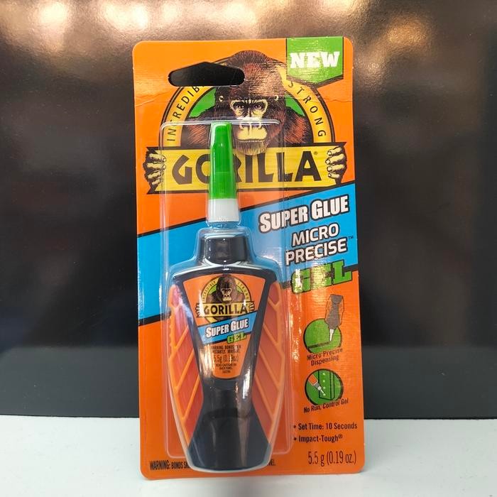 

Stok Baru GORILLA LEM PLASTIK KARET KULIT BESI KAYU SUPER GLUE MICRO PRECISE GEL