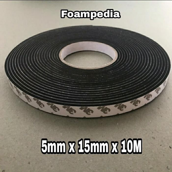 

Stok Baru Single Foam Tape 3M uk. 5mm x 15mm x 10M
