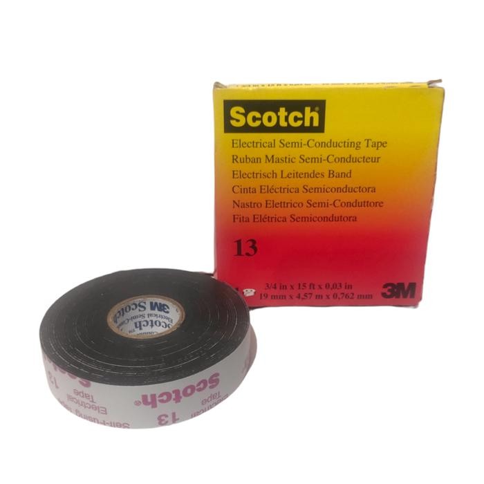 

Stok Baru 3M Scotch 13 Uk 3/4in x 15 ft x 0,03 in 19mm x 4,57meter x 0,762mm