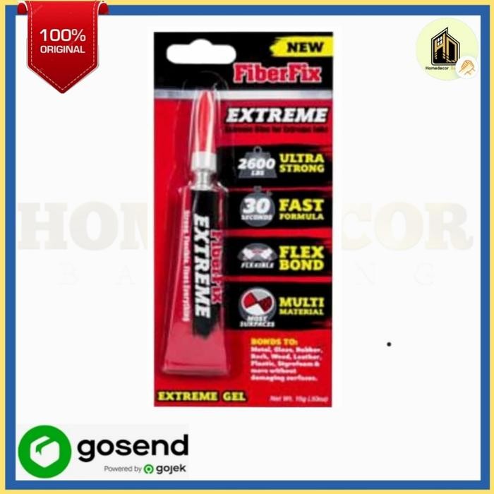 

Stok Baru Fiberfix Lem Extreme Strong Gel 15 Gr