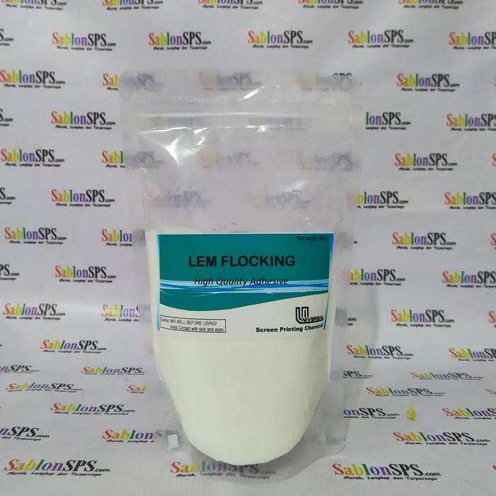 

Stok Baru LEM FLOCKING SABLON 200GR