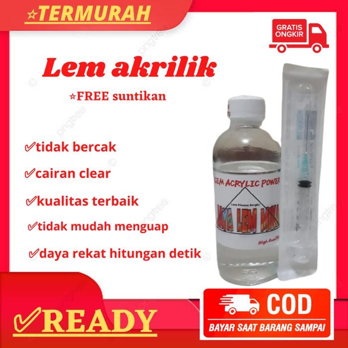 

Stok Baru lem akrilik super