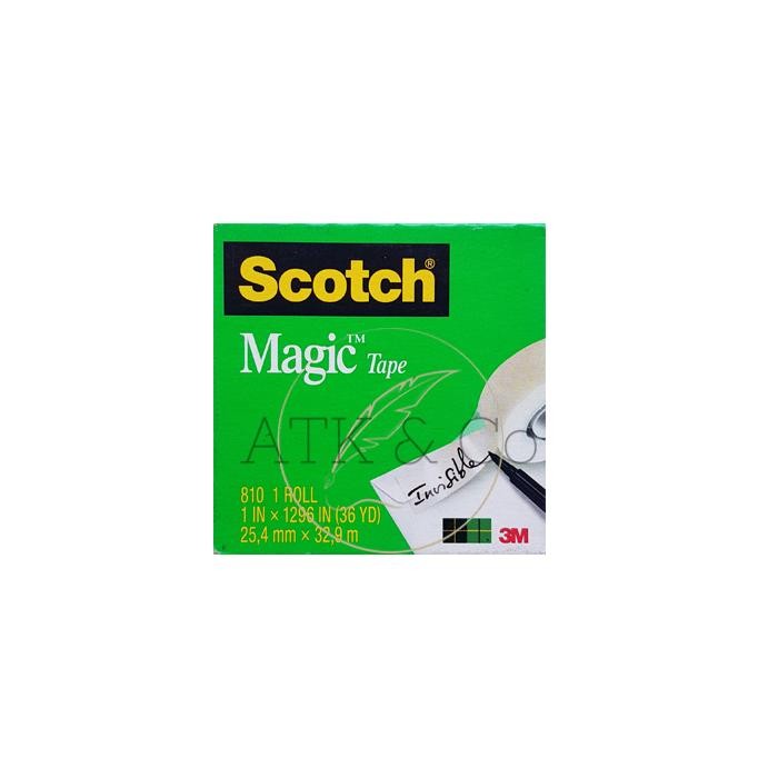 

Stok Baru Scotch Magic Tape 3M 810 Invisible 1 Inch - Solasi 24mm Bisa Ditulis