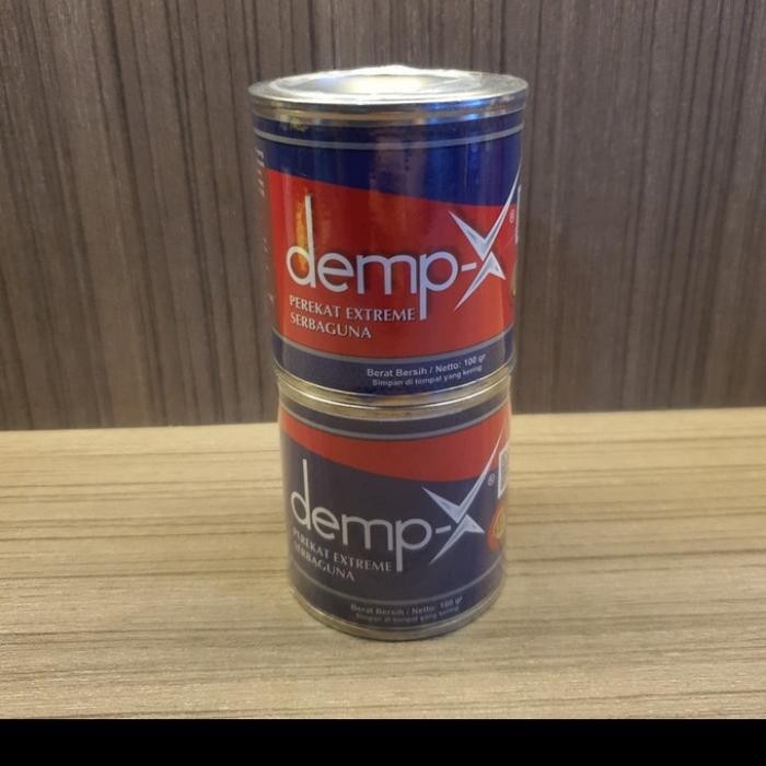

Stok Baru Perekat Extreme Demp X serbaguna 200gr @ 100 gr Lem Expoxy atasi bocor