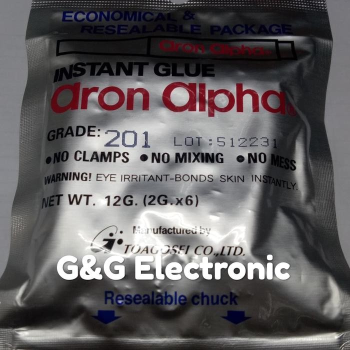 

Stok Baru Instant Glue Aron Alpha / Lem Aron Alpha 2 Gram