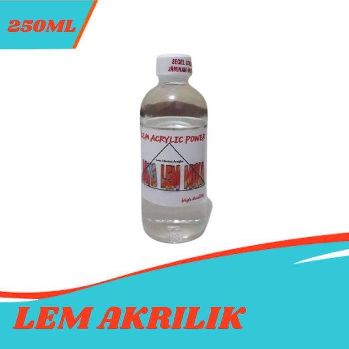 

Stok Baru lem akrilik transparan 250ml