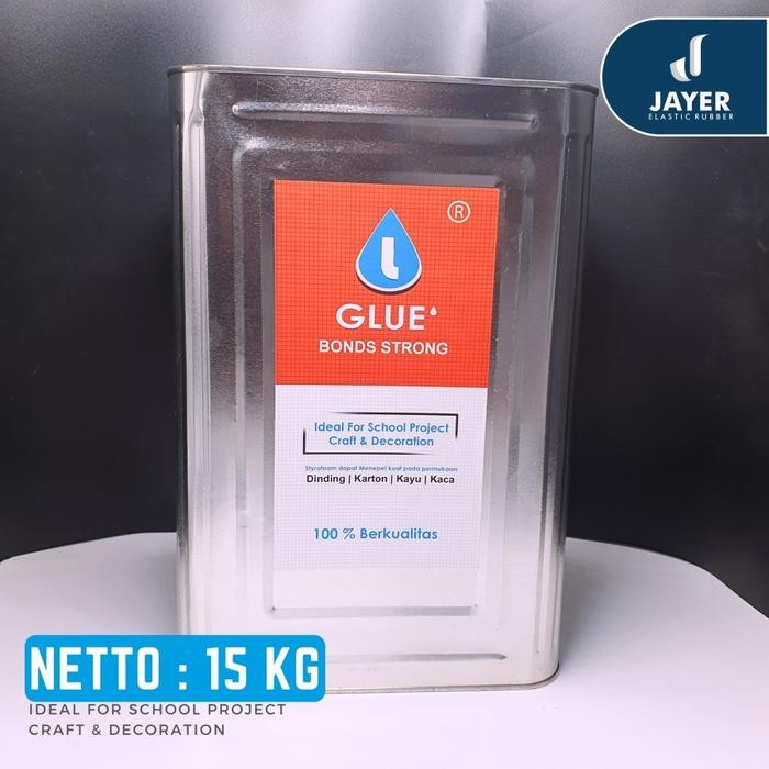 

Stok Baru Lem styrofoam L-glue Per blek isi 10 liter