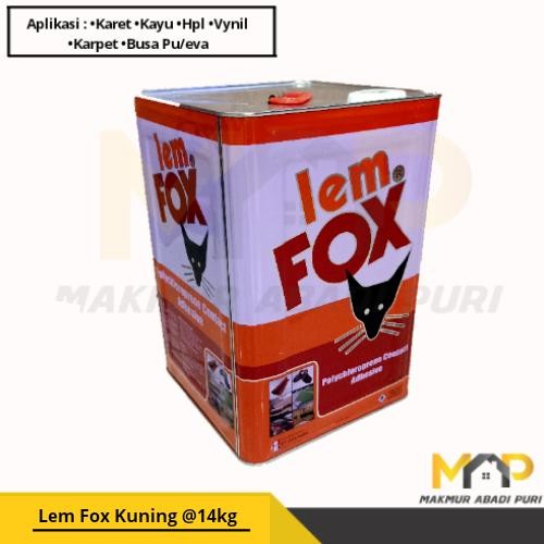 

Stok Baru Lem Kayu - Lem Fox Kuning @14kg - Lem Kayu Serbaguna