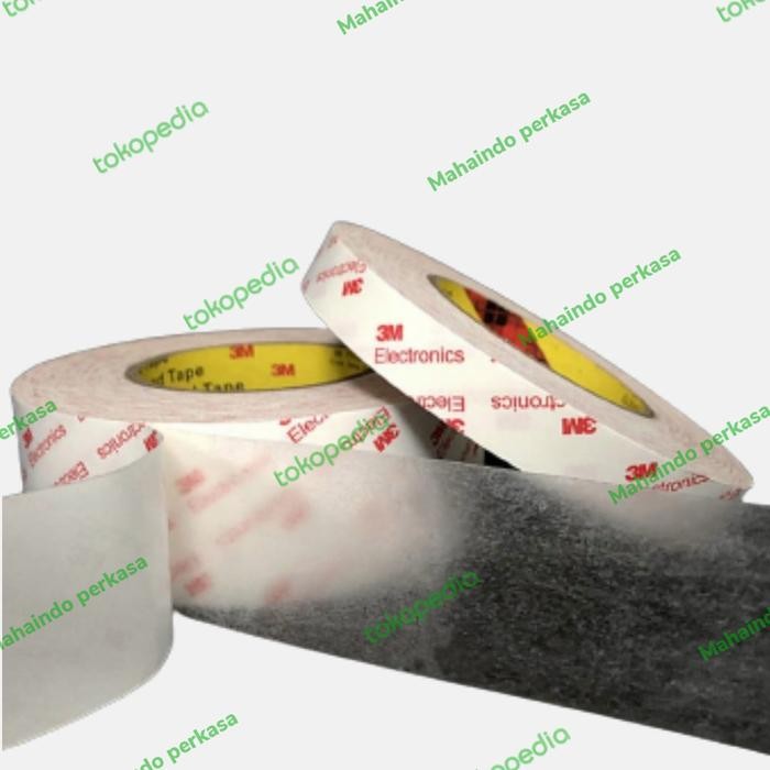 

Stok Baru 3M Double Tape Tisue Electronic Tahan Panas - Perekat Tipis 12mm x 50m