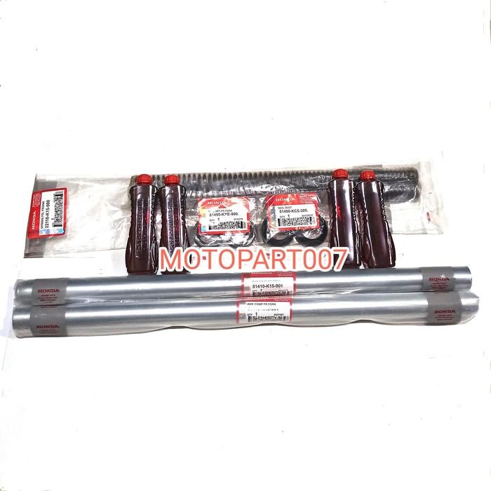 DISKON PAKET AS SHOCK DEPAN SEAL SHOCK PLUS PER SHOCK HONDA CB150R CB 150R CB 150R LED MODEL DRAT