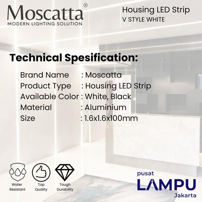 ALUMINIUM SIKU LED STRIP/HOUSING LED STRIP 1M