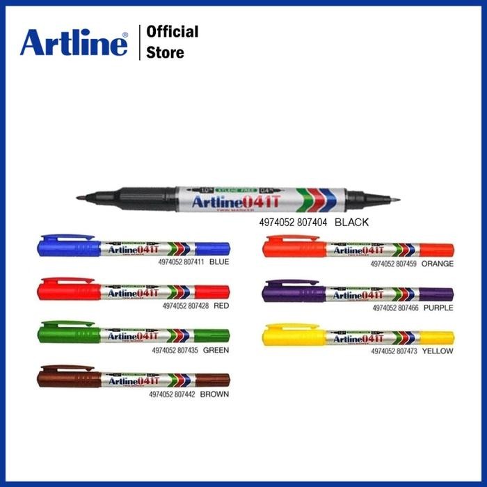 

Terlaris Spidol Artline Permanent Twin Marker Ek-041T Ongkir Termurah