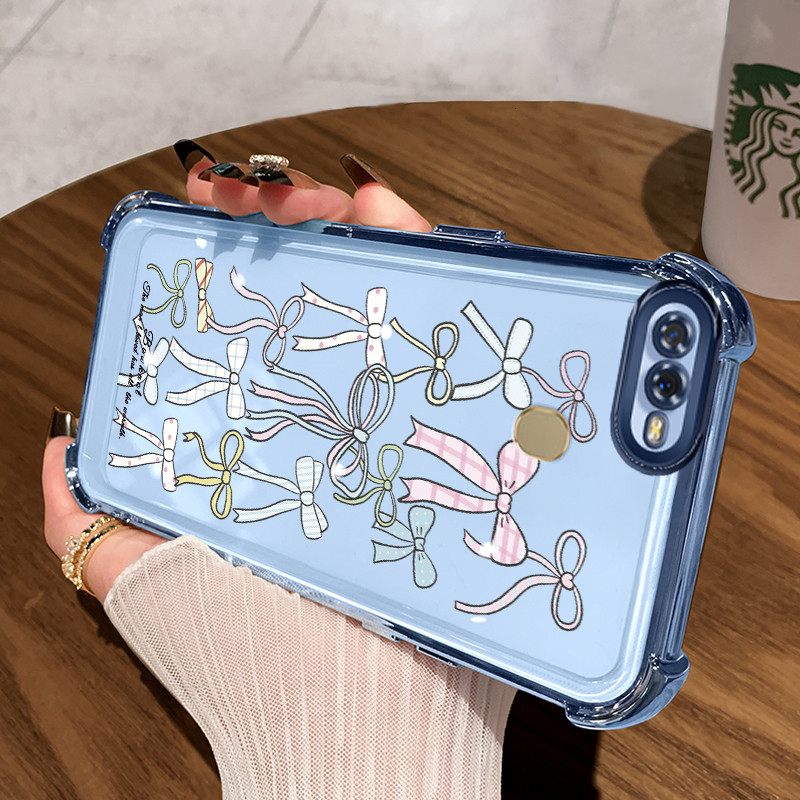 Casing Hp untuk OPPO A7 A5s A12 A12s A11K Case Kasing Glitter Perlindungan airbag Kesing Silikon Sof