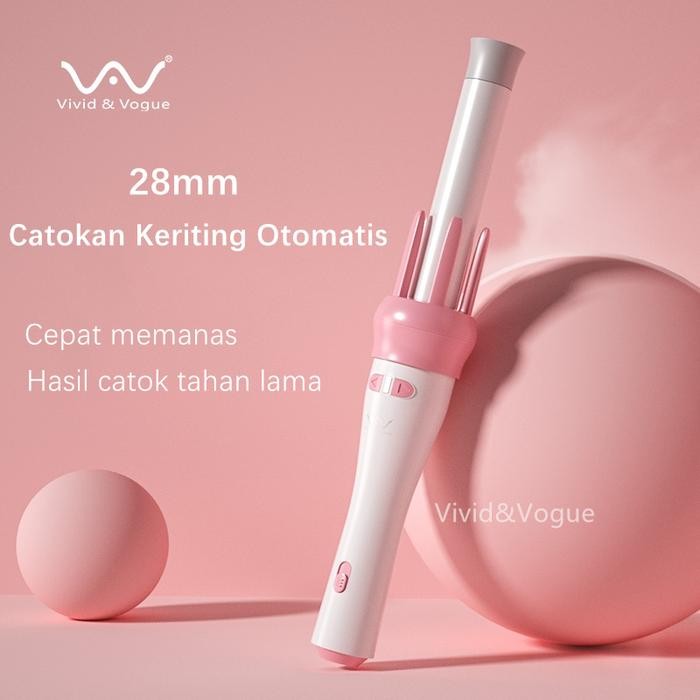 Vivid Vogue Catokan Curly Otomatis 32Mm Curling Iron Tahan Lama Termurah