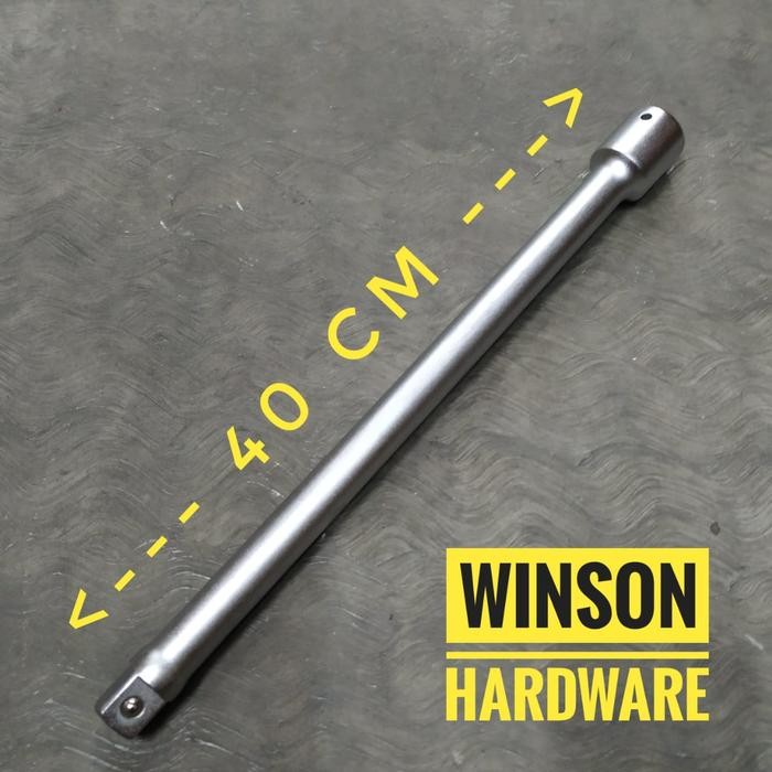 Sambungan Sok 3/4" Panjang 16" Extension Bar Socket Sock 40 Cm Grab/Gosend