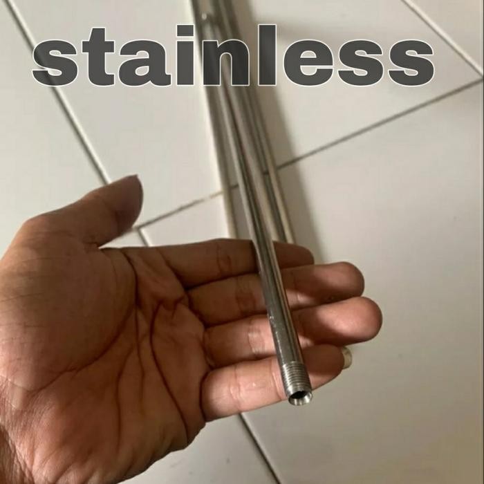 as pompa pcp, pipa rumah piston, pipa od 09 ( stainlis)