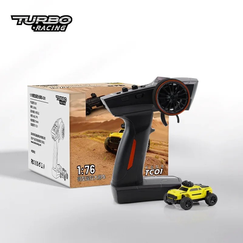 New Turbo Racing 1:76 C81 Rc 1:76 Sports Car Rtr Kit Mini Full