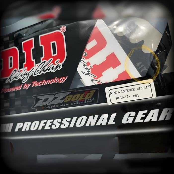 DID Gear Belakang 415 DID RACING CHAIN Japan Technology NINJA 2T