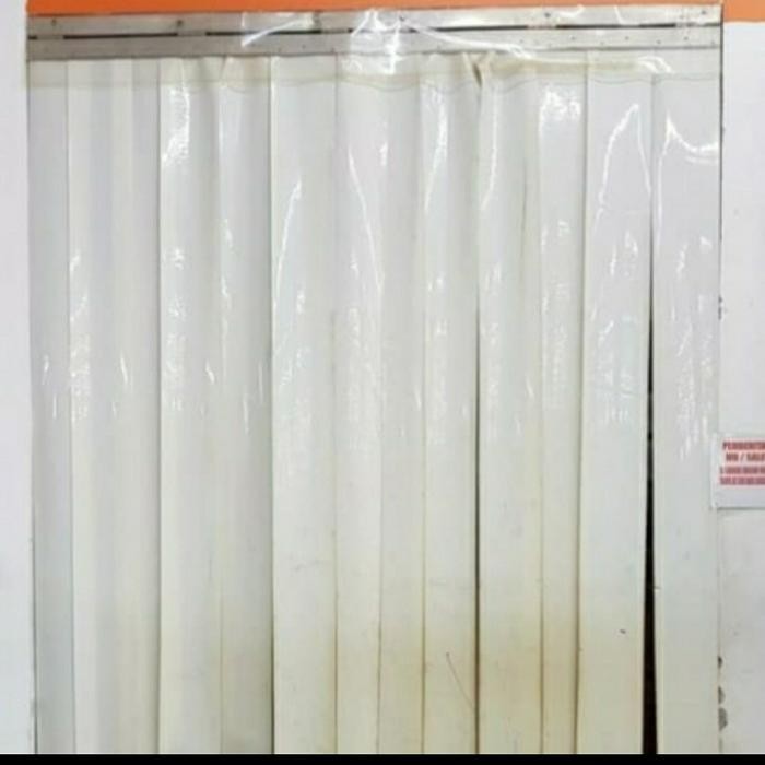 PVC Strip Curtain White ( Tirai Plastik Putih )