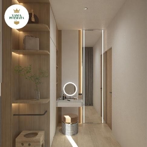 Cermin Led Touch Screen Rias Dinding Wastafel Kamar Mandi