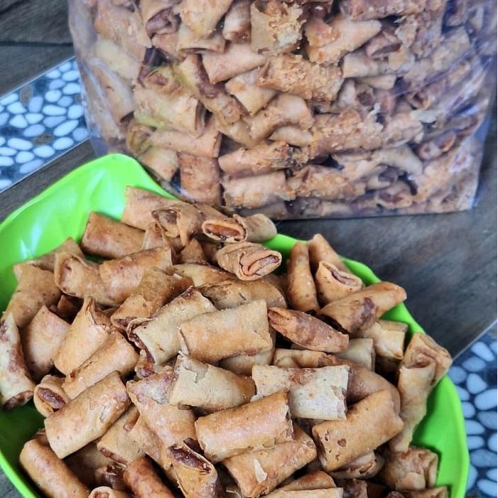 

BARANG TERLARIS 1 kg Sumpia Abon Kering Makanan