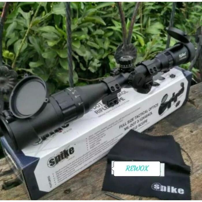 Strengthspace - Teleskop Teropong Jarak Jauh Spike 3-12X40Aol Tahan Getar Anti Air