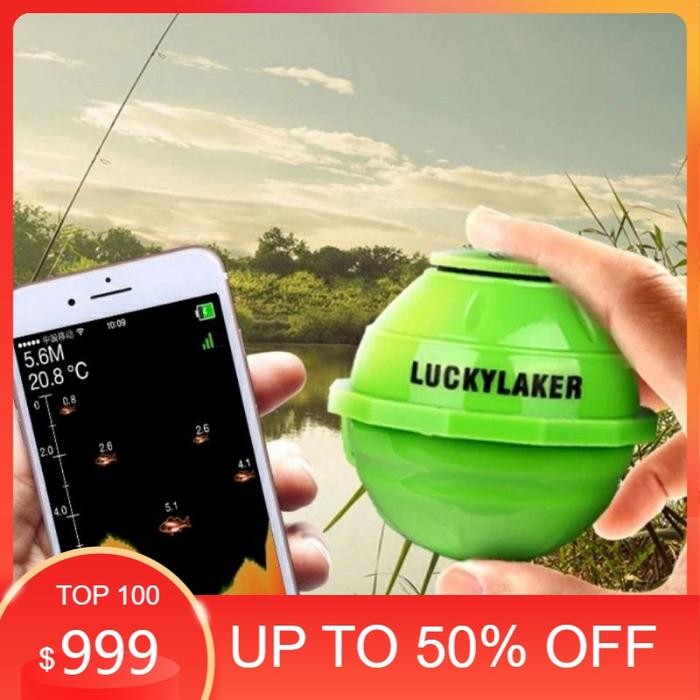 BISA SPK Fish Finder Pelacak Ikan Android iOS Wifi Wireless Lucky Laker FF916