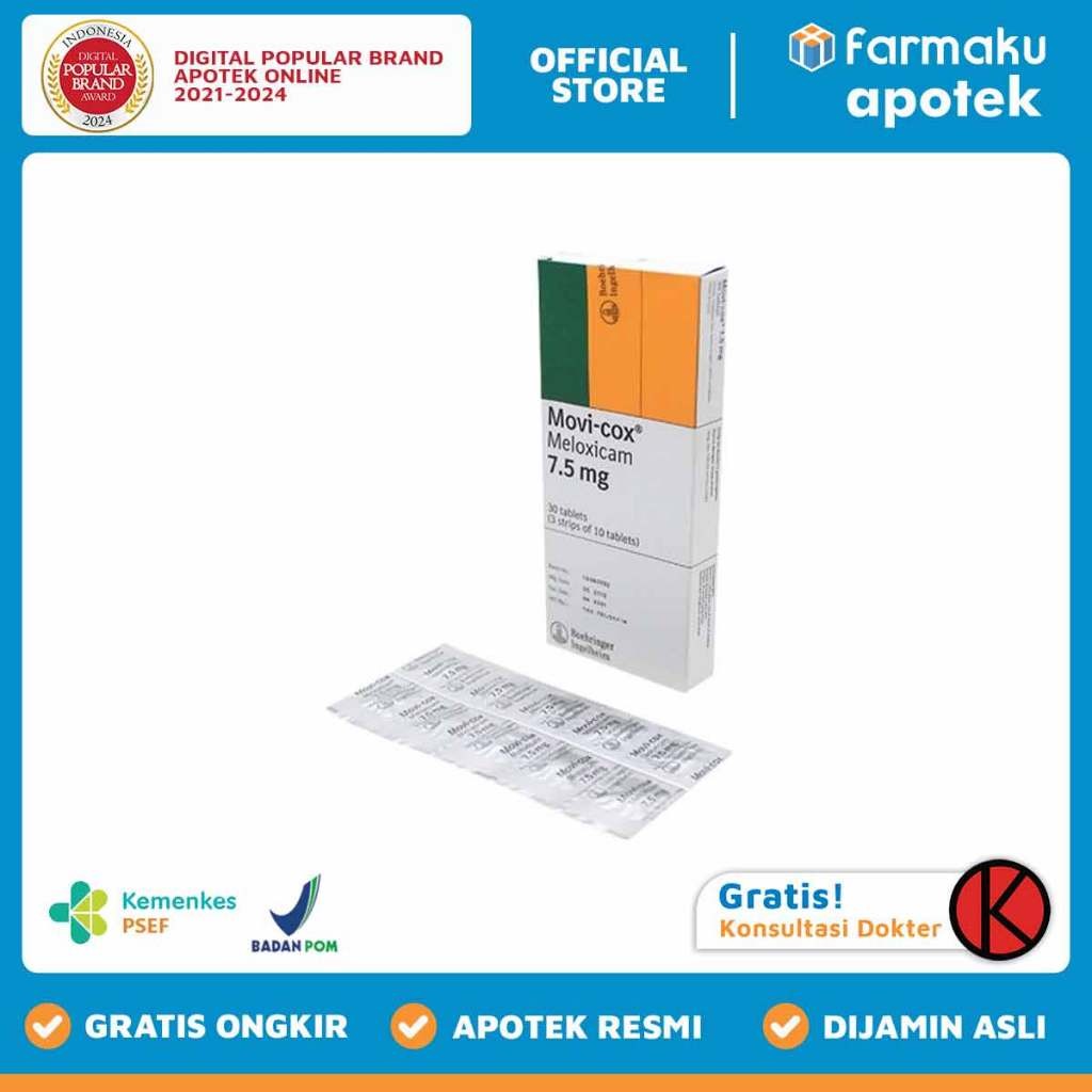 Movicox 7.5 mgStrip  10 tablet - MKR