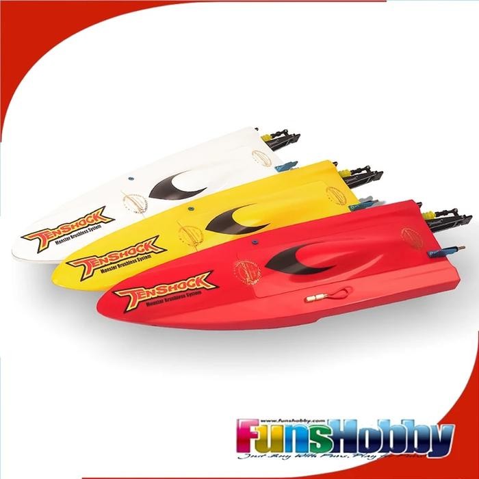 Tenshock Mini Mono Ⅱ Glass Fiber ARTR RC Toy Boat W/Motor ESC