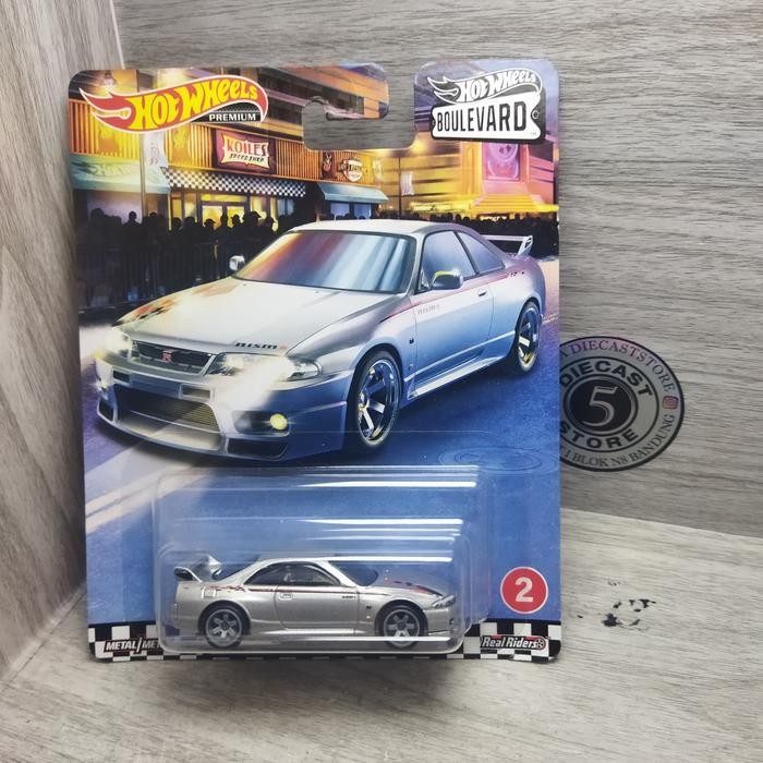 Terbaru Hotwheels Boulevard Nissan Skyline Gt-R (Bcnr33) R33 Ready
