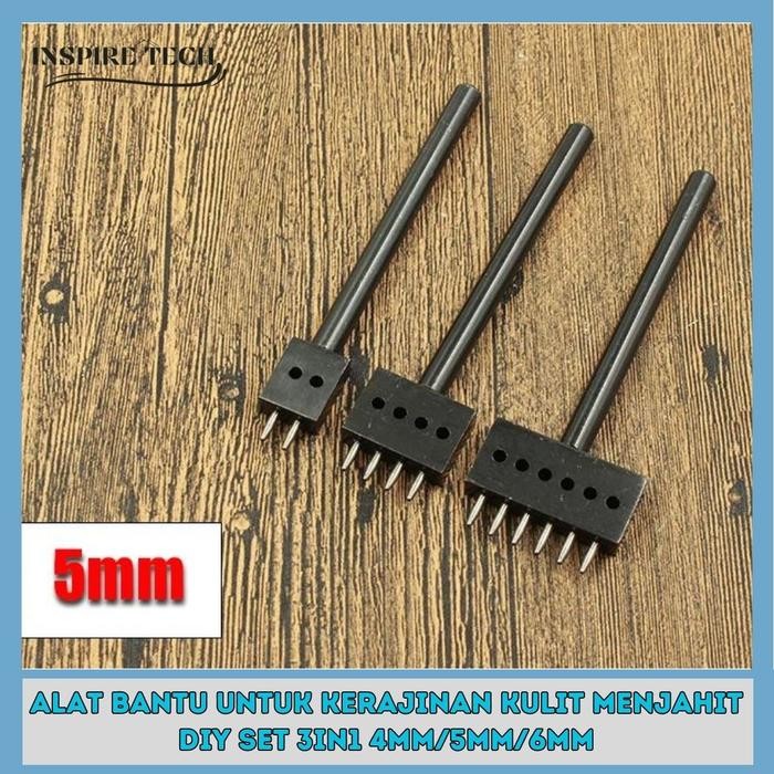 

Alat Pembolong Kulit 3 In 1 Leathercraft Hole Punches Tool