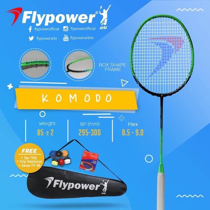 RAKET BULUTANGKIS FLYPOWER KOMODO ORIGINAL