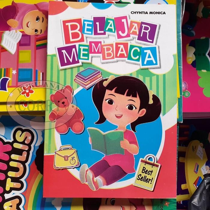 

Buku Belajar Anak Membaca Kata Huruf Gambar Warna Edukasi Color