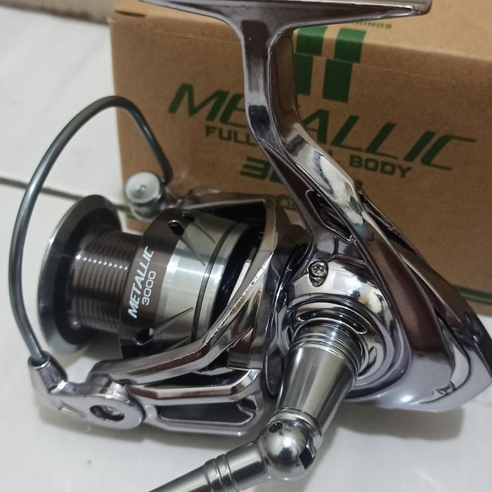 Hemat Reel Versus Metallic 3000 6000 Full Metal Body Powe Handle