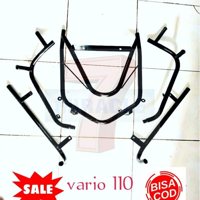 Promo Tubular Vario 110 Karbu Crashbar Vario Karbu 110Cc Pelindung Bodi Motor Ready