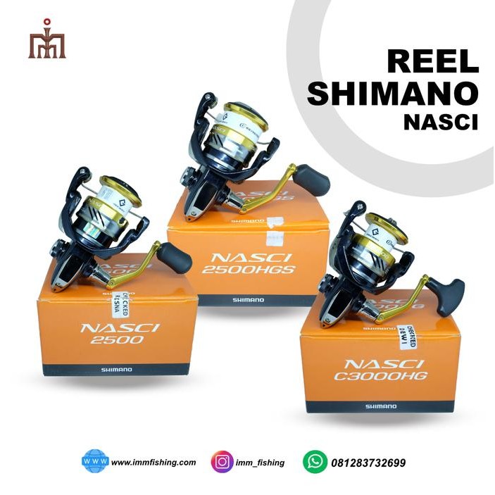 Terpopuler Reel Shimano Nasci C3000Hg