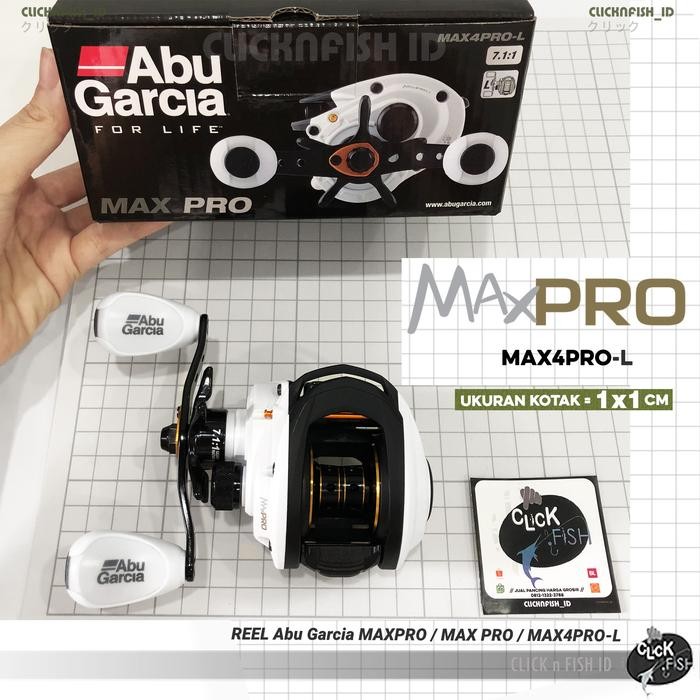 Terbatas Reel Abu Garcia Maxpro / Max Pro / Max4Pro -L Terbaru Casting Bc 7.1:1