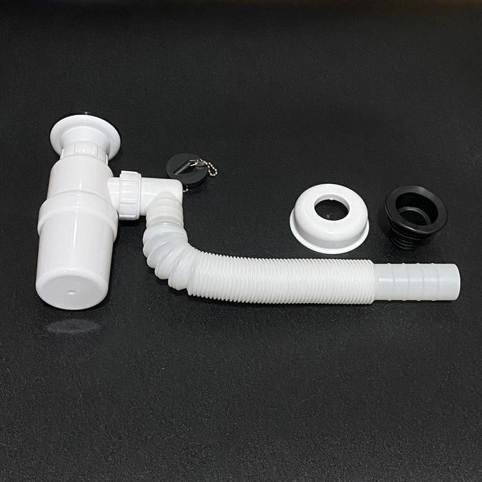 SIFON BOTOL FLEXIBLE WASTAFEL PVC - SIFON AFUR STRAINER TARIK SOLIGEN