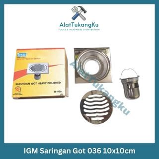 IGM SARINGAN GOT STAINLESS / FLOOR DRAIN / SARINGAN GOT KAMAR MANDI / IGM IS-036 037 SARINGAN GOT
