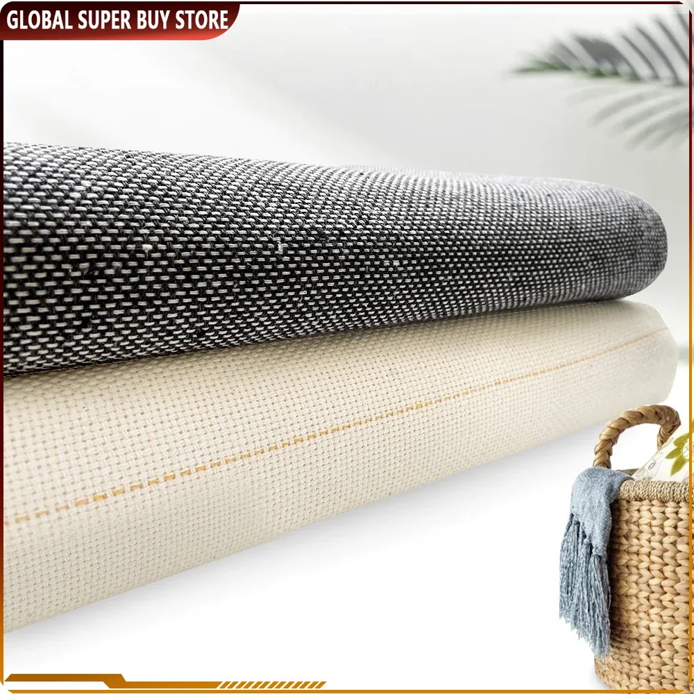 1.5x4m Tufting Cloth with Yellow Marked Lines for Rug Tufting DIY Monk Cloth Rug Tufting Kit for