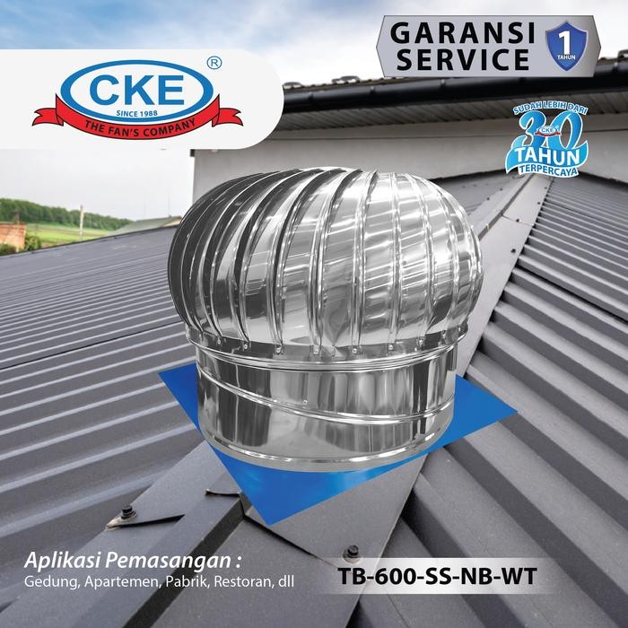 Turbin Ventilator 24 Inch Turbine Roof Ventilasi Atap Rumah Pabrik 24"
